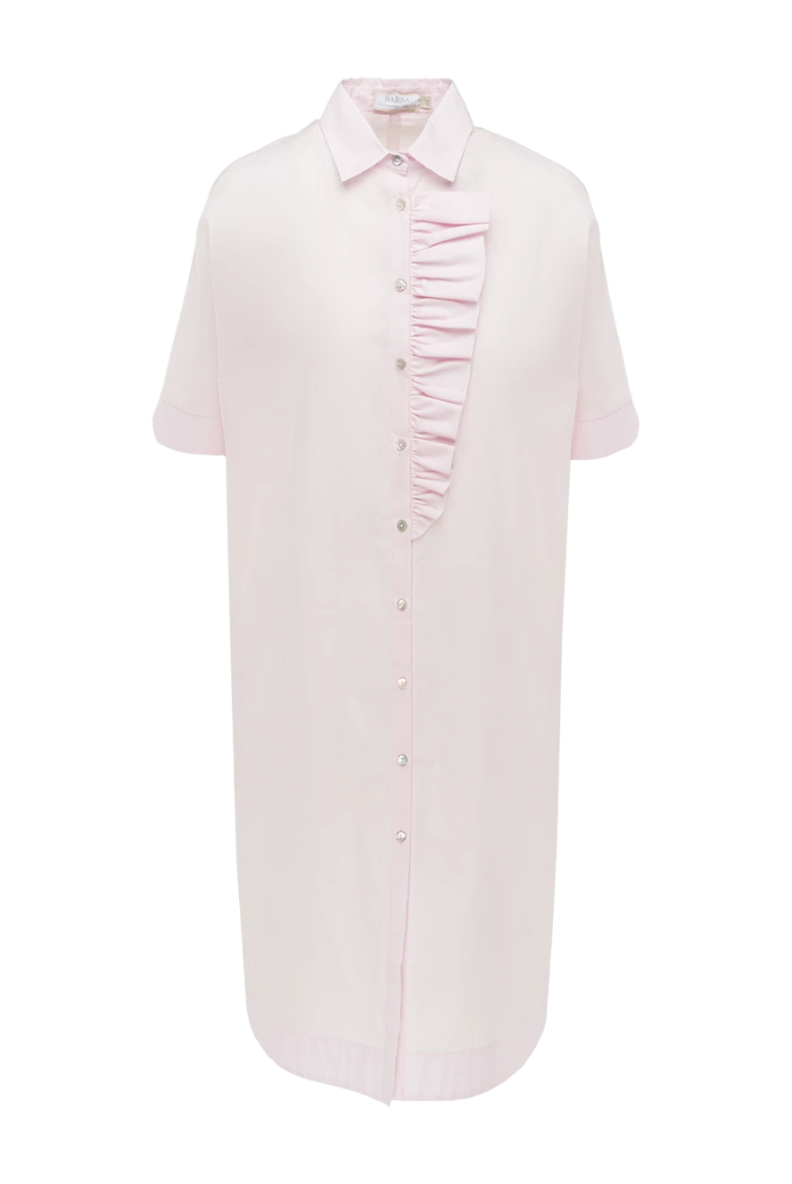 Barba Napoli woman pink cotton dress for women купить с ценами и фото 140390 - photo 1