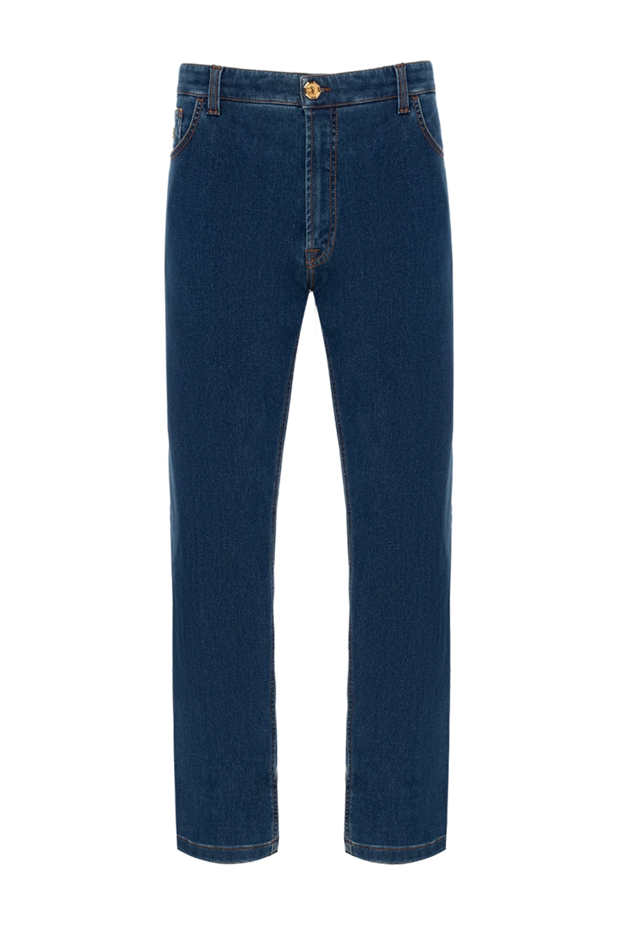 Stefano Ricci classic blue men's cotton jeans
140398 - photo 1