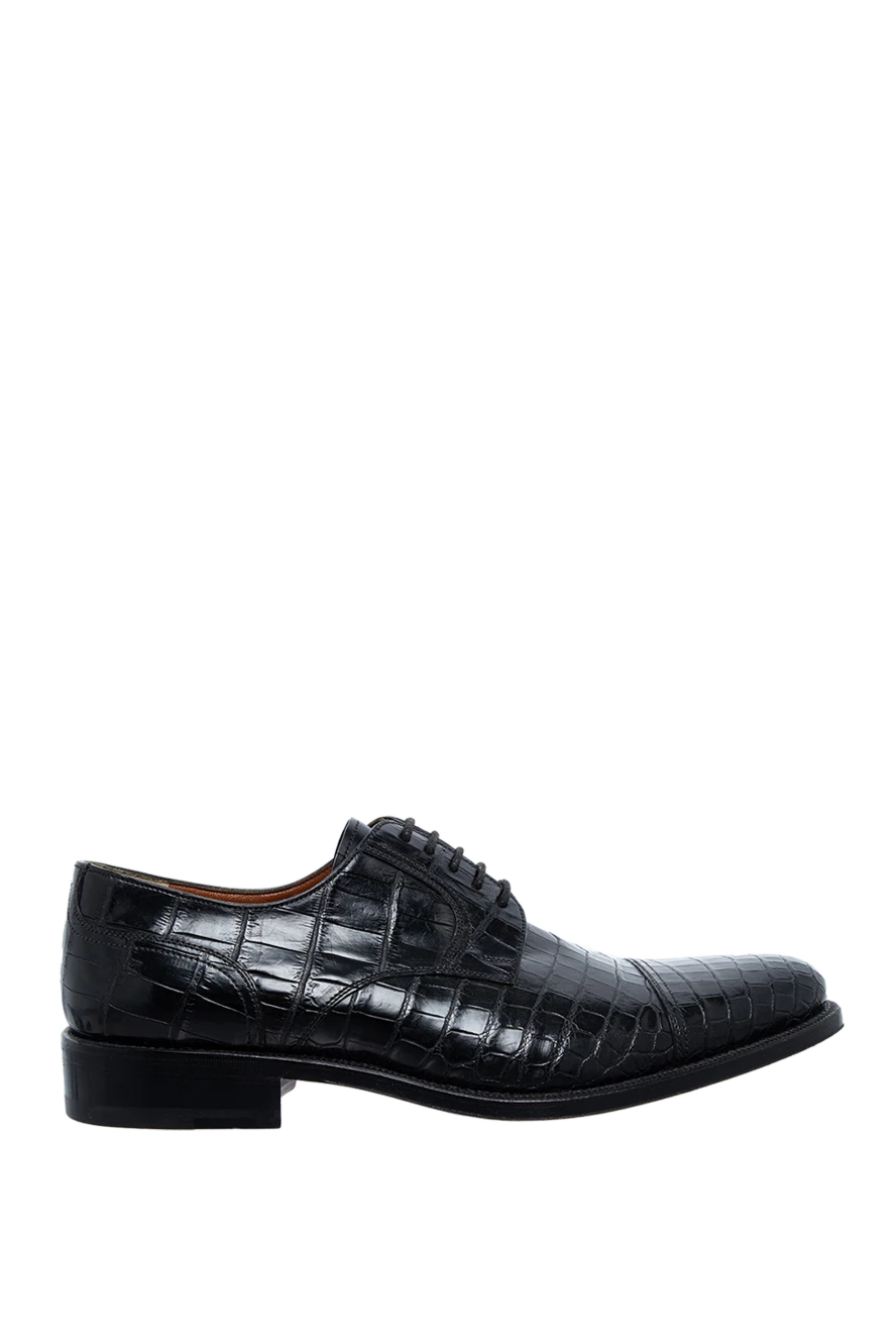 Dami man black crocodile leather men's shoes купить с ценами и фото 140456 - photo 1