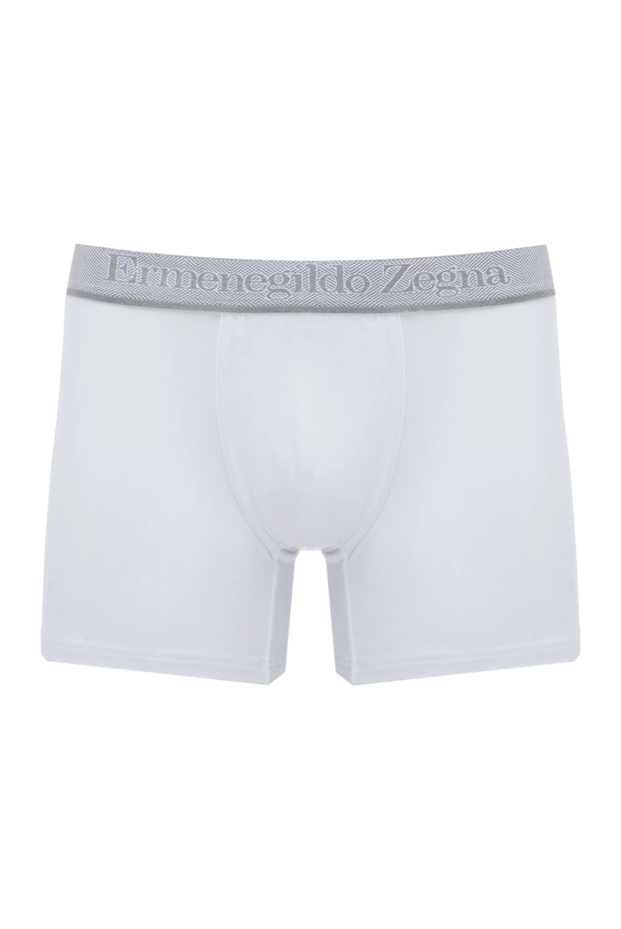 Ermenegildo Zegna man white cotton boxer briefs for men купить с ценами и фото 140611 - photo 1