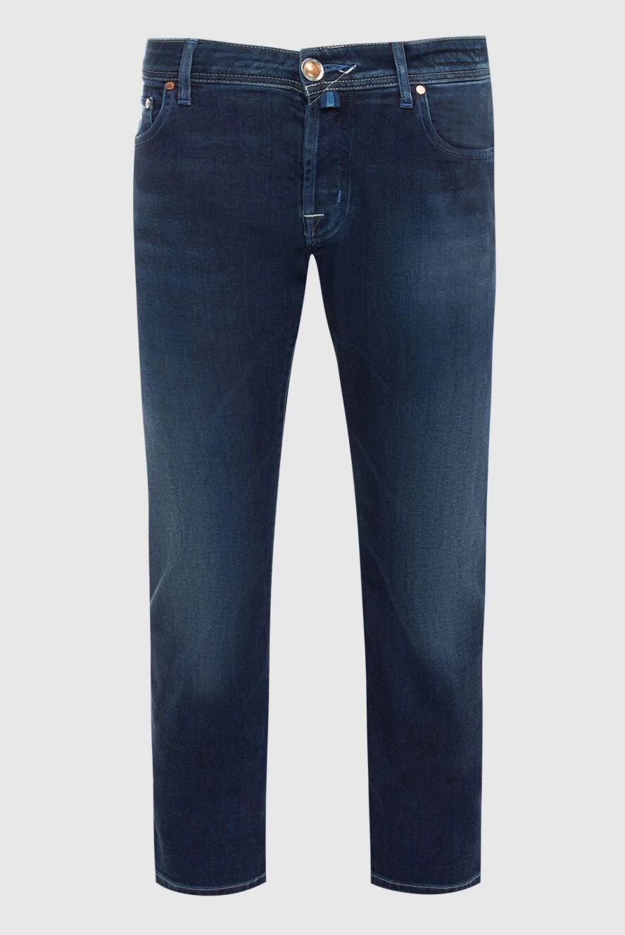 Jacob Cohen man cotton and polyester jeans blue for men купить с ценами и фото 140732 - photo 1