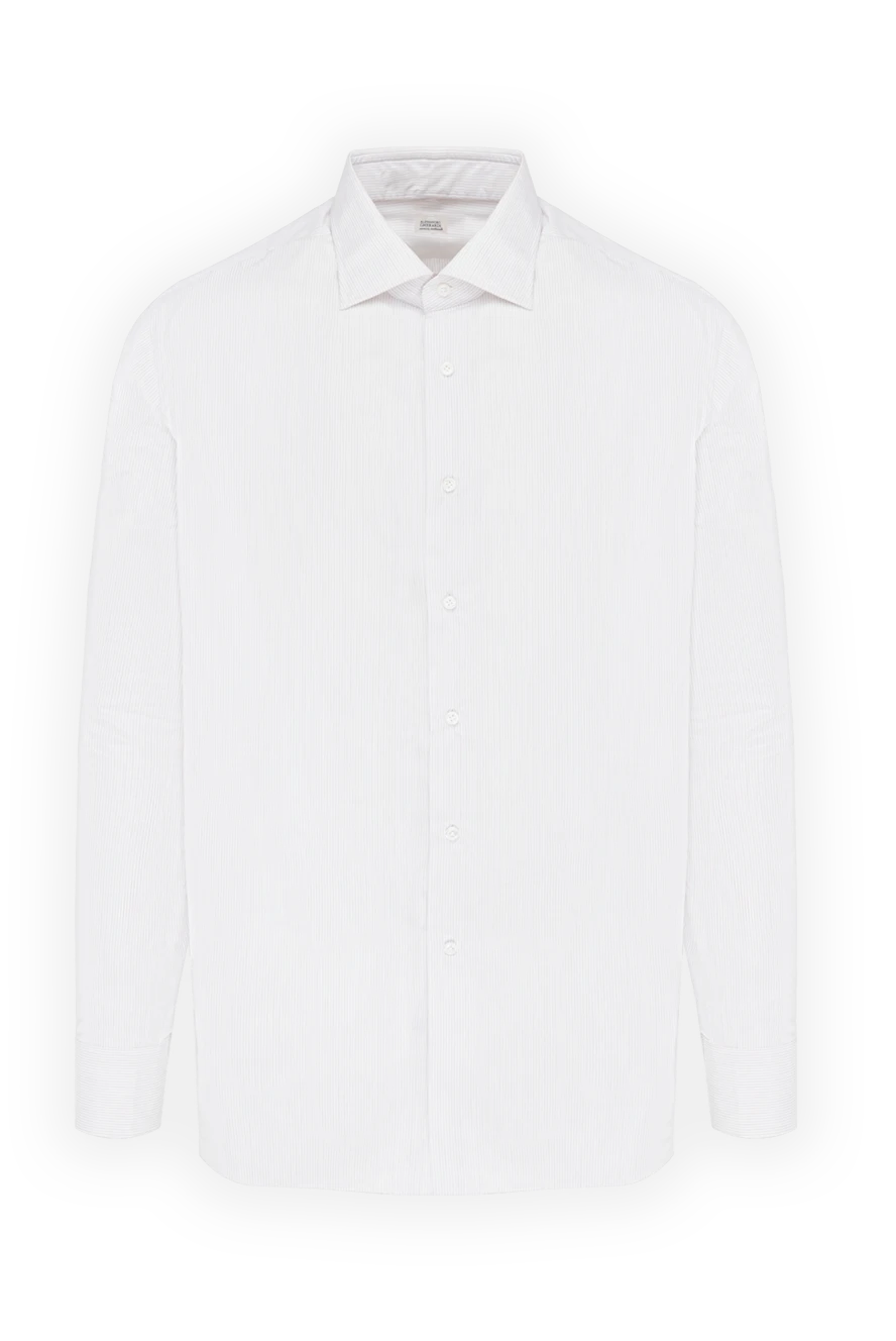 Alessandro Gherardi man white cotton shirt for men купить с ценами и фото 140763 - photo 1