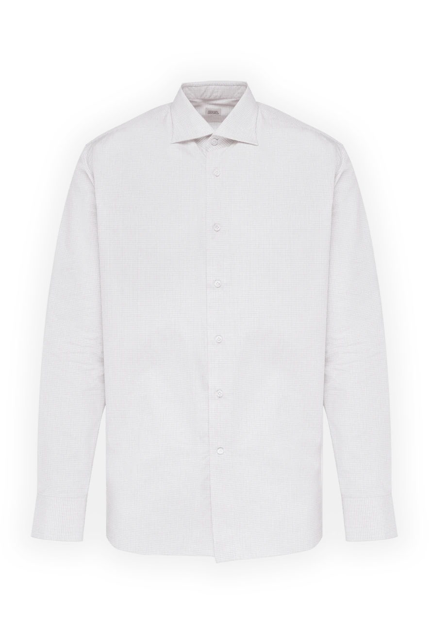 Alessandro Gherardi man white cotton shirt for men купить с ценами и фото 140770 - photo 1