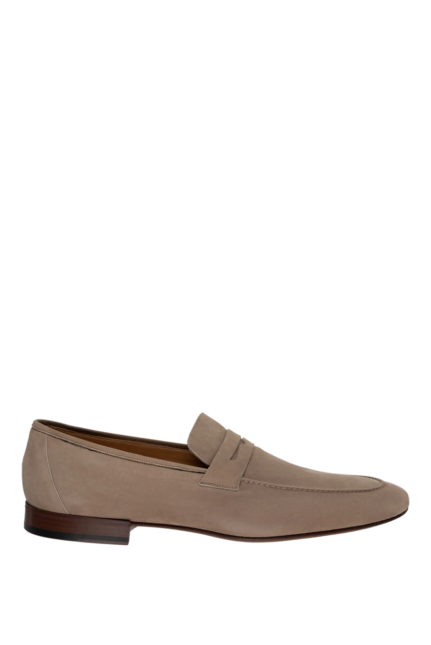 Loro Piana man beige nubuck loafers for men купить с ценами и фото 140937 - photo 1