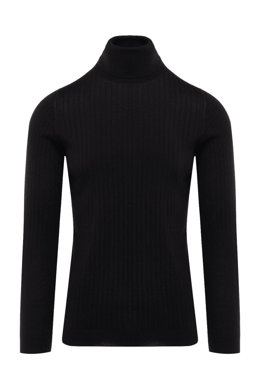 Bilancioni man cashmere and silk golf for men black купить с ценами и фото 141027 - photo 1