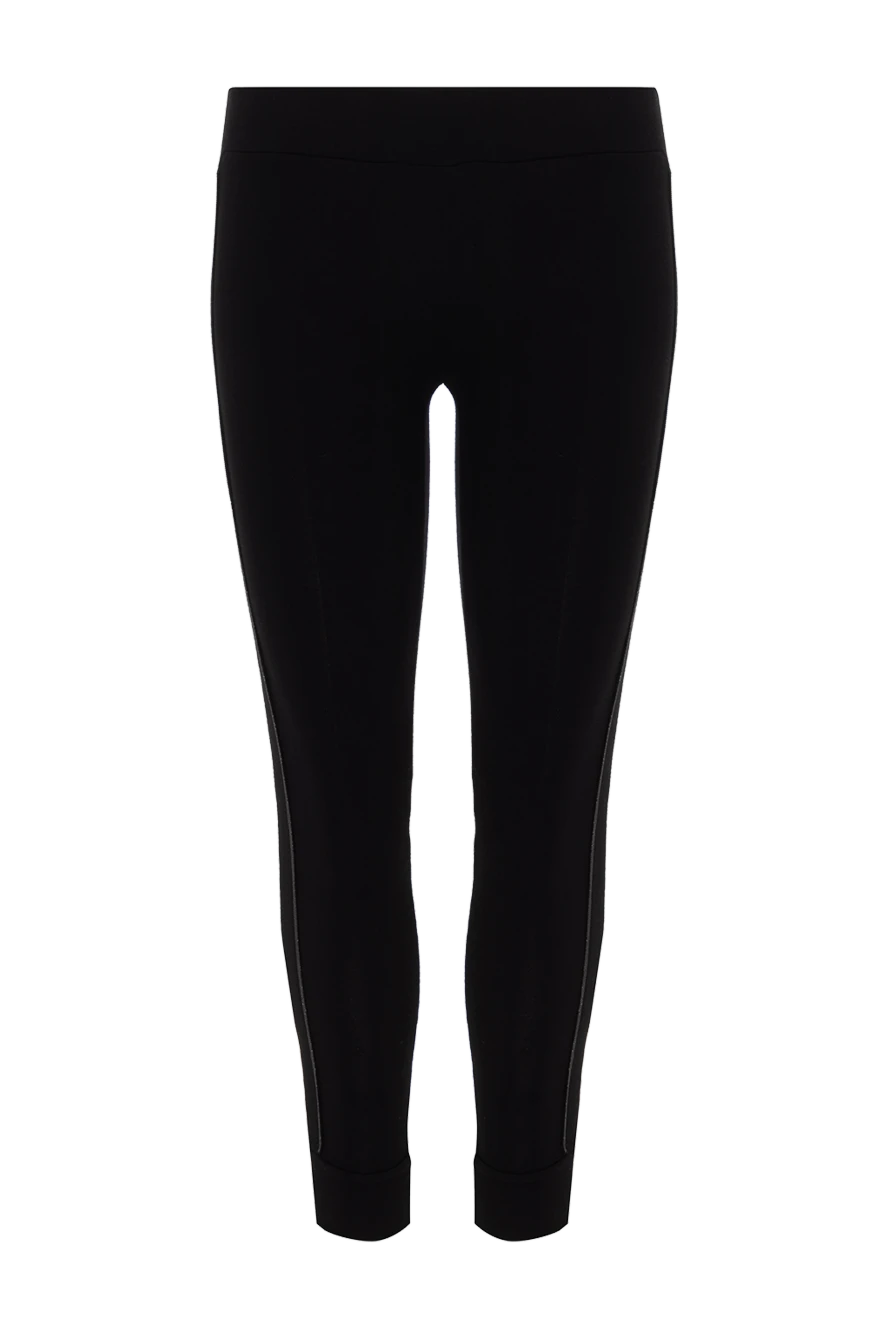 Brunello Cucinelli woman black woolen leggings for women купить с ценами и фото 141308 - photo 1