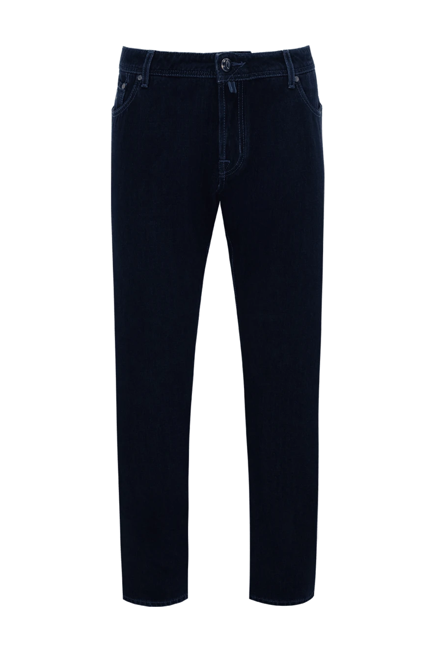 Jacob Cohen man cotton and polyester jeans blue for men купить с ценами и фото 141482 - photo 1