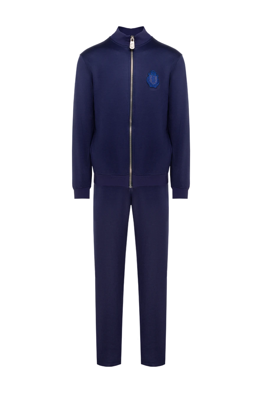 Billionaire man men's sports suit made of cotton, silk and polyamide blue купить с ценами и фото 141501 - photo 1