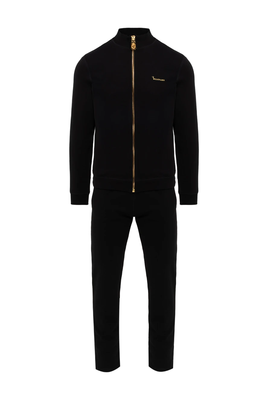 Billionaire man men's sports suit made of cotton and elastane, black купить с ценами и фото 141502 - photo 1