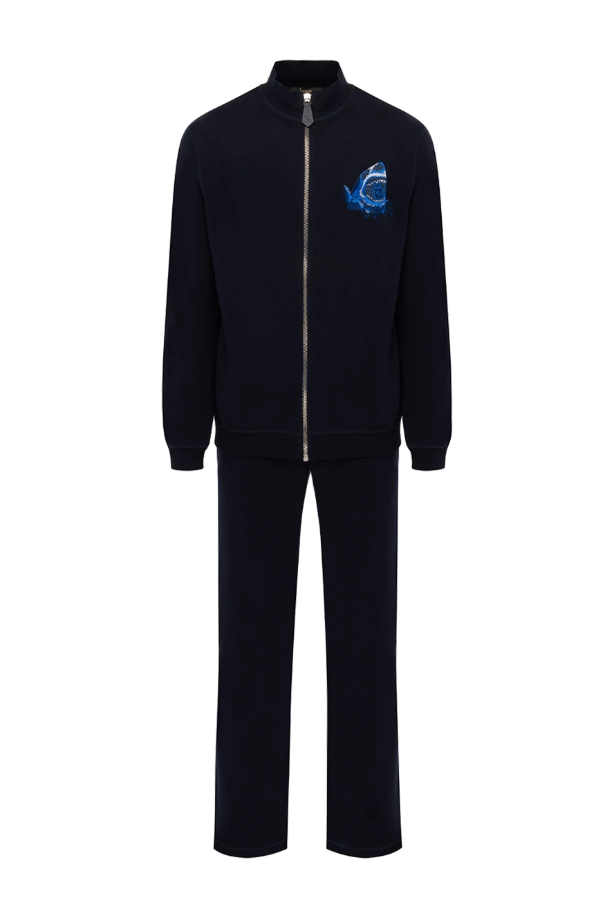 Billionaire man men's sports suit made of cotton and elastane blue купить с ценами и фото 141504 - photo 1