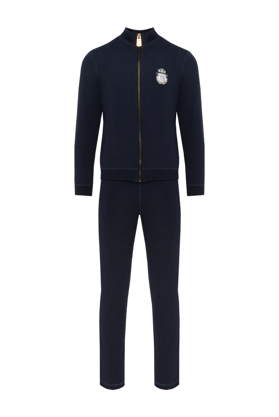 Billionaire man men's sports suit made of cotton and elastane, blue купить с ценами и фото 141505 - photo 1