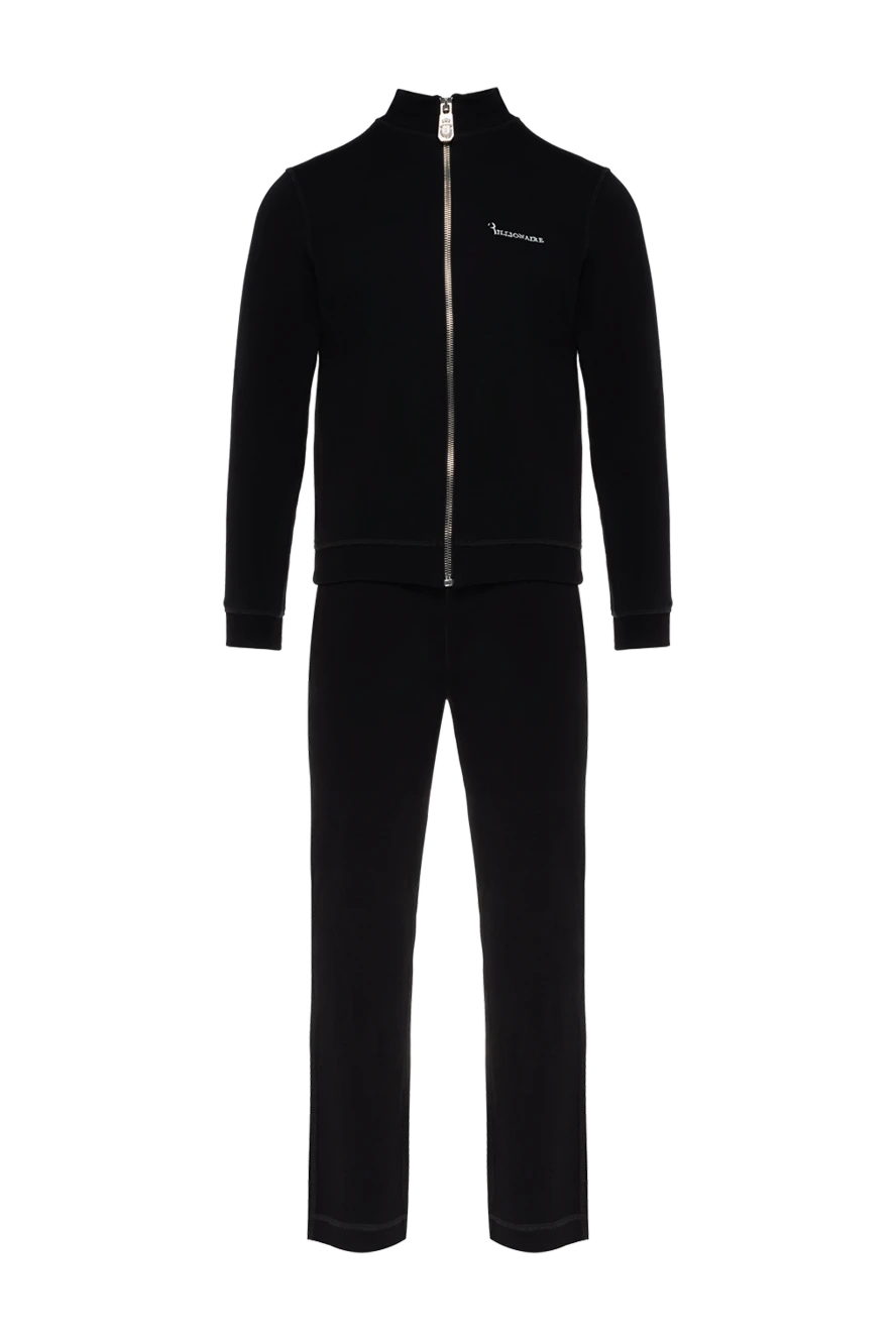 Billionaire man men's sports suit made of cotton and elastane, black купить с ценами и фото 141509 - photo 1