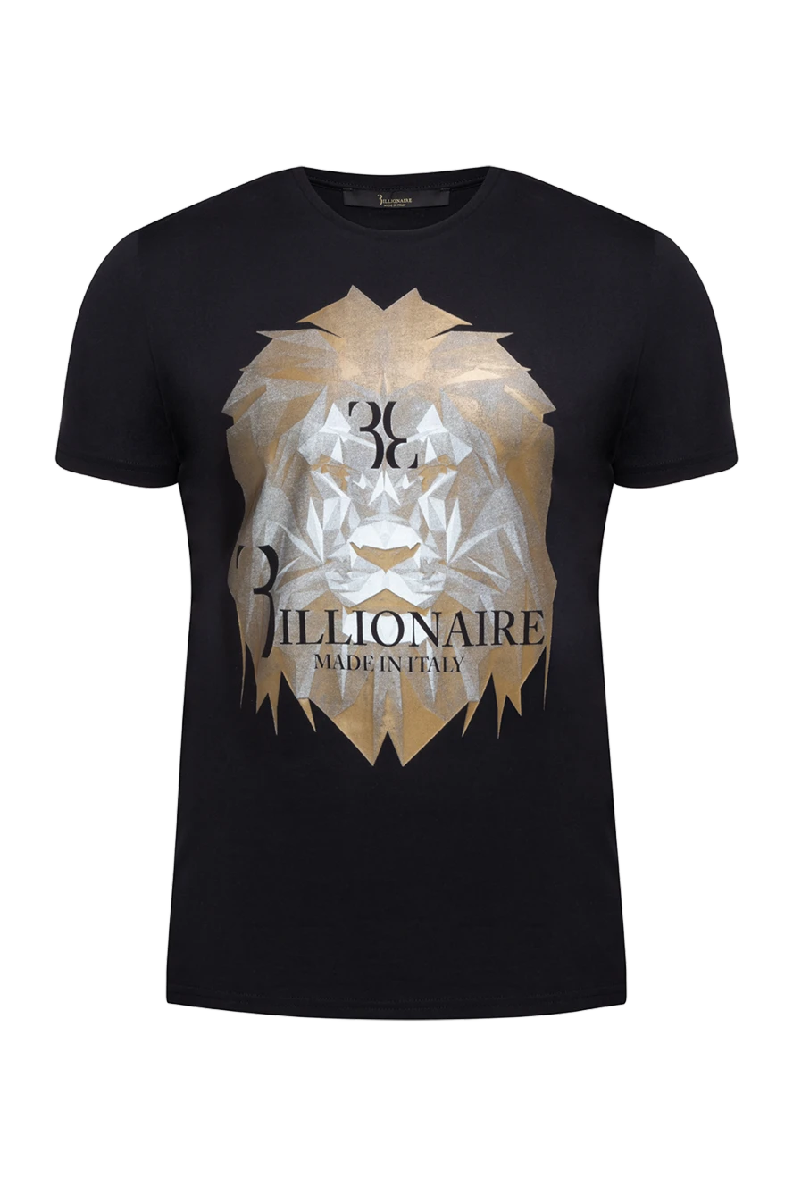 Billionaire man black cotton t-shirt for men купить с ценами и фото 141514 - photo 1