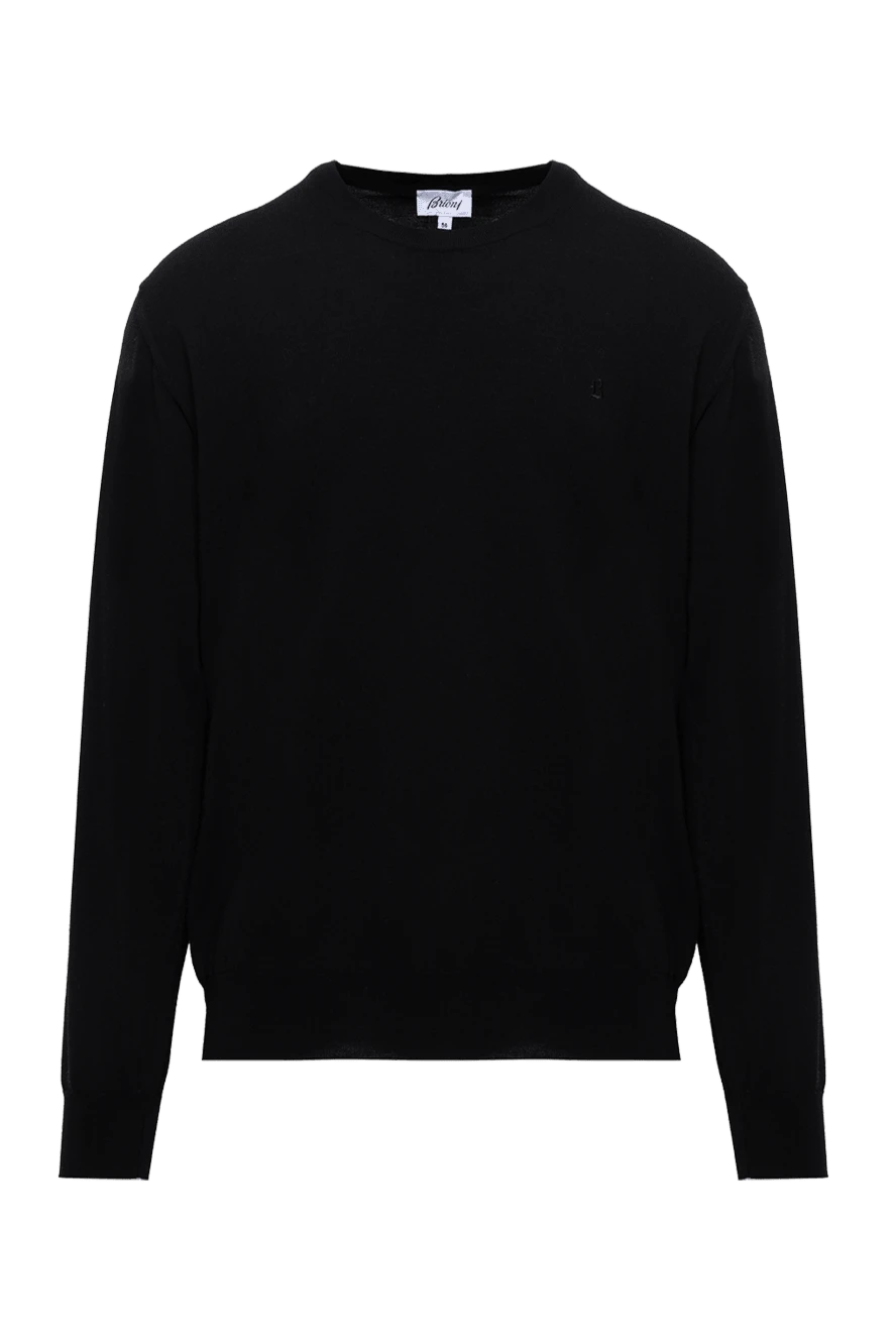 Brioni man black wool jumper for men купить с ценами и фото 141567 - photo 1