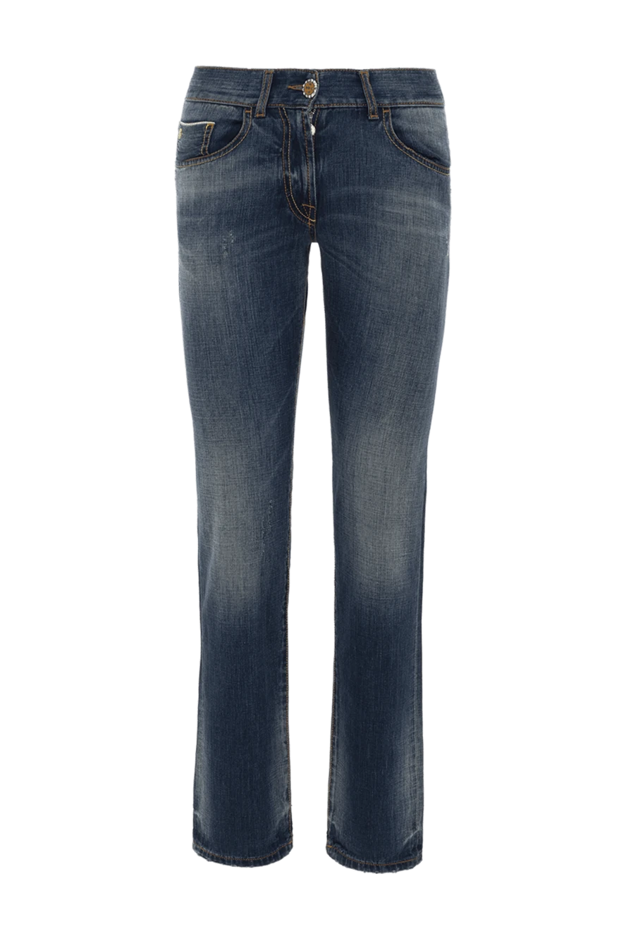 Scissor Scriptor woman blue cotton jeans for women купить с ценами и фото 141736 - photo 1