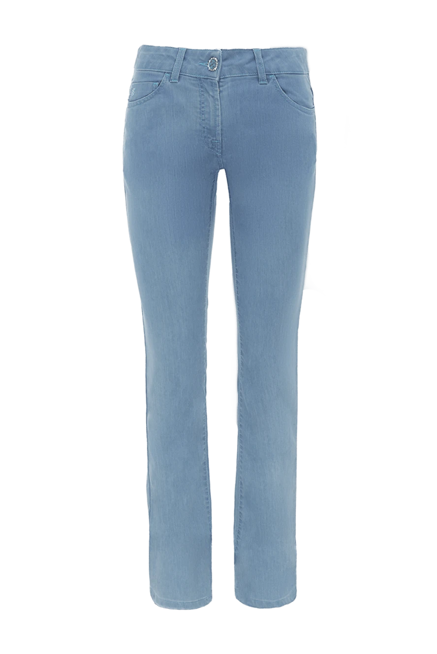 Scissor Scriptor woman blue cotton and polyester jeans for women купить с ценами и фото 141737 - photo 1