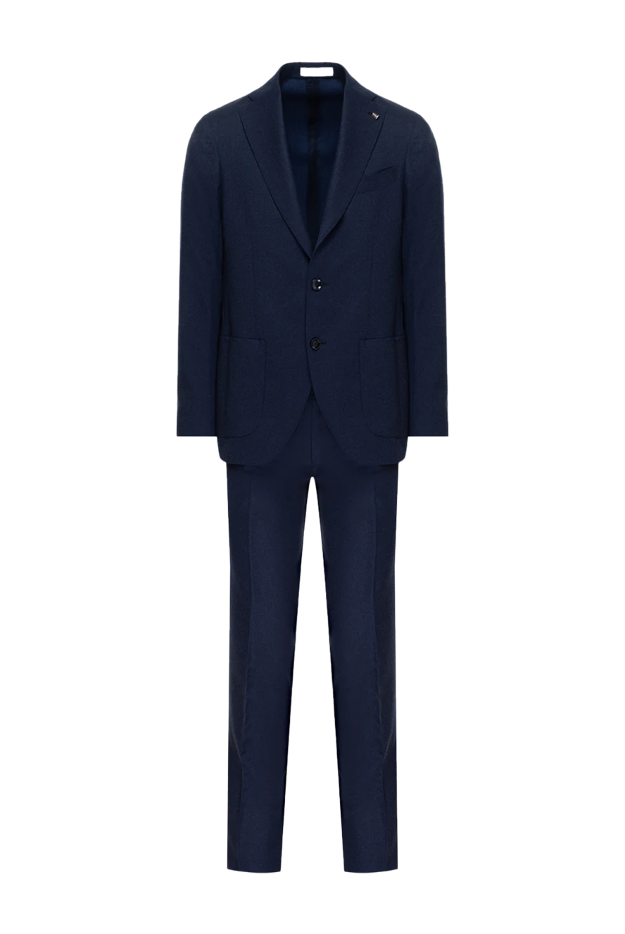 Sartoria Latorre man men's suit made of wool, blue купить с ценами и фото 141799 - photo 1