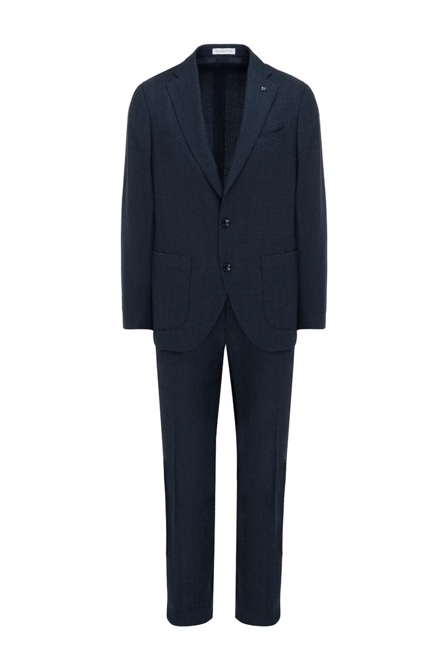 Sartoria Latorre man men's suit made of wool, blue купить с ценами и фото 141802 - photo 1