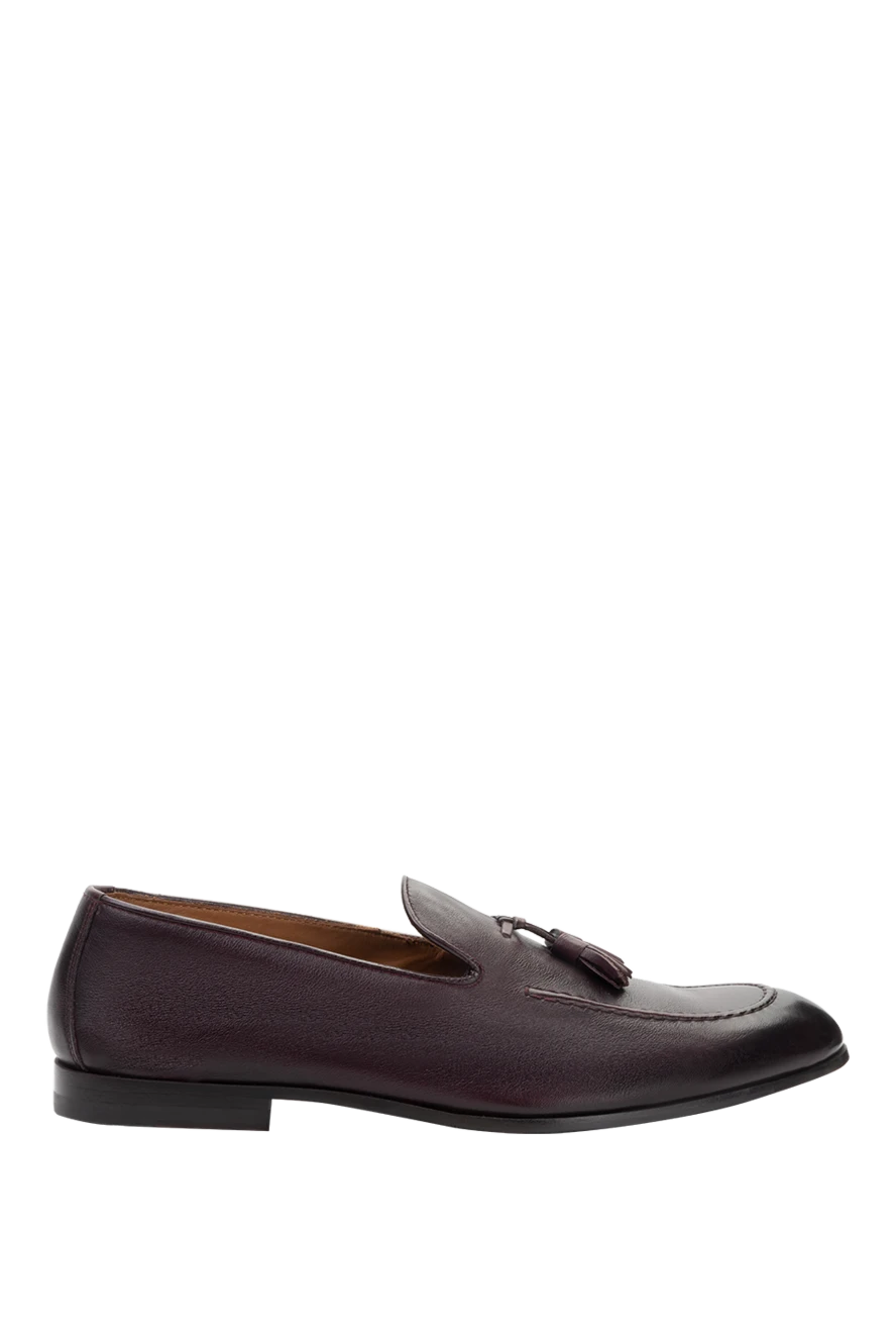 Doucal`s man brown leather loafers for men купить с ценами и фото 141869 - photo 1