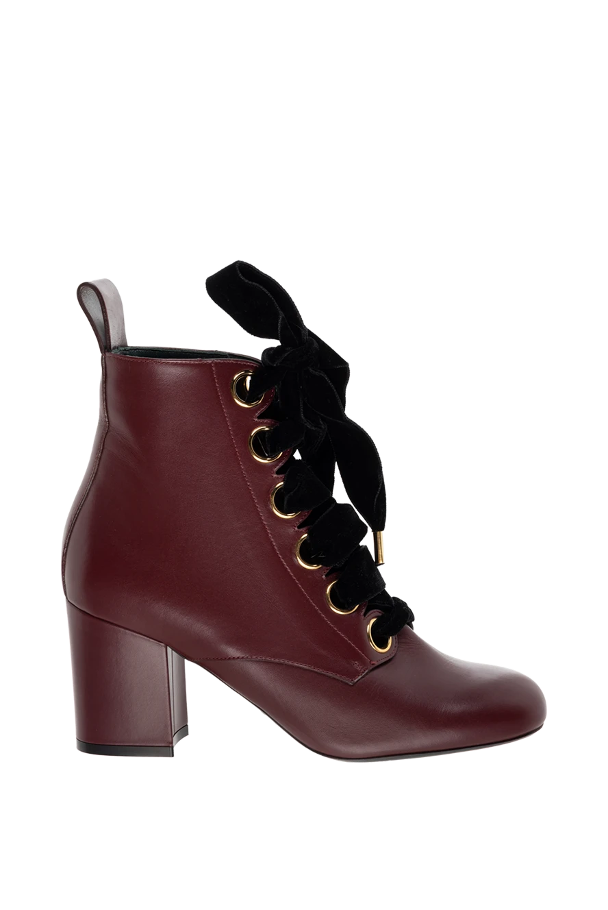 Mulberry woman purple leather boots for women купить с ценами и фото 142012 - photo 1