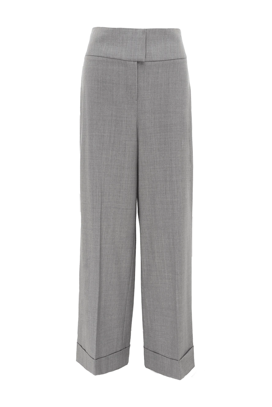 D.Exterior woman gray wool trousers for women купить с ценами и фото 142196 - photo 1