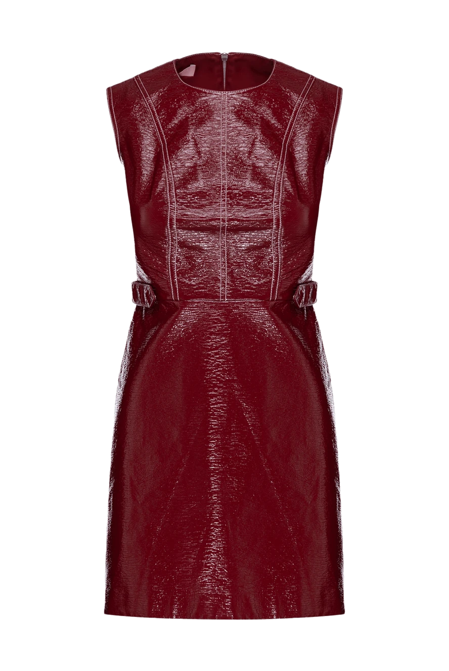 Giamba woman burgundy cotton and polyurethane dress for women купить с ценами и фото 142226 - photo 1