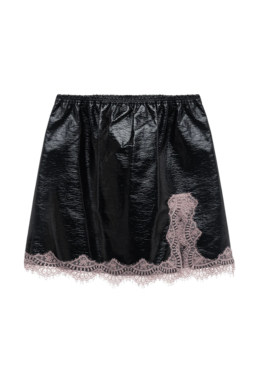 Giamba woman black cotton and polyurethane skirt for women купить с ценами и фото 142228 - photo 1