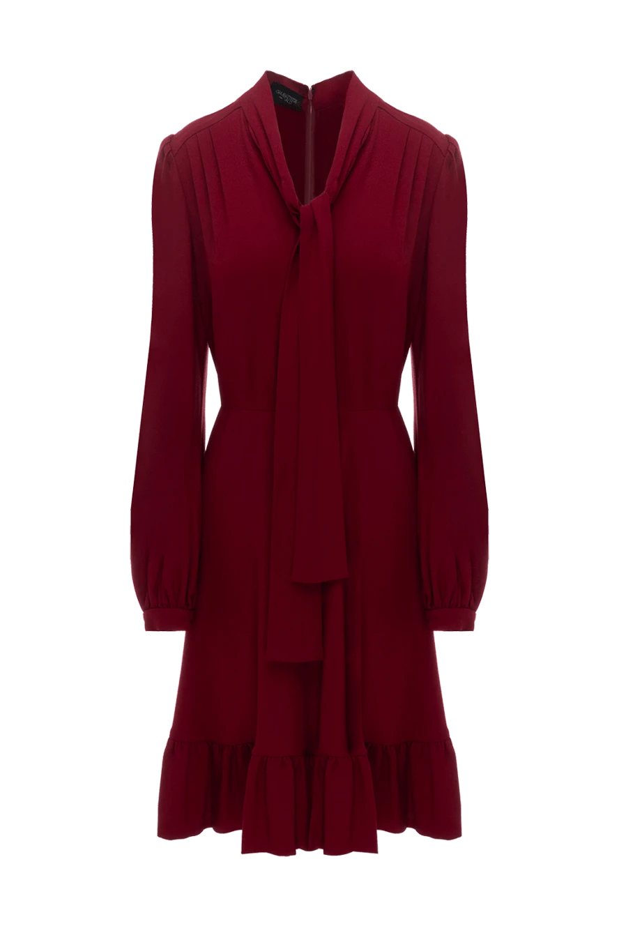 Giambattista Valli woman red viscose and acetate dress for women купить с ценами и фото 142236 - photo 1