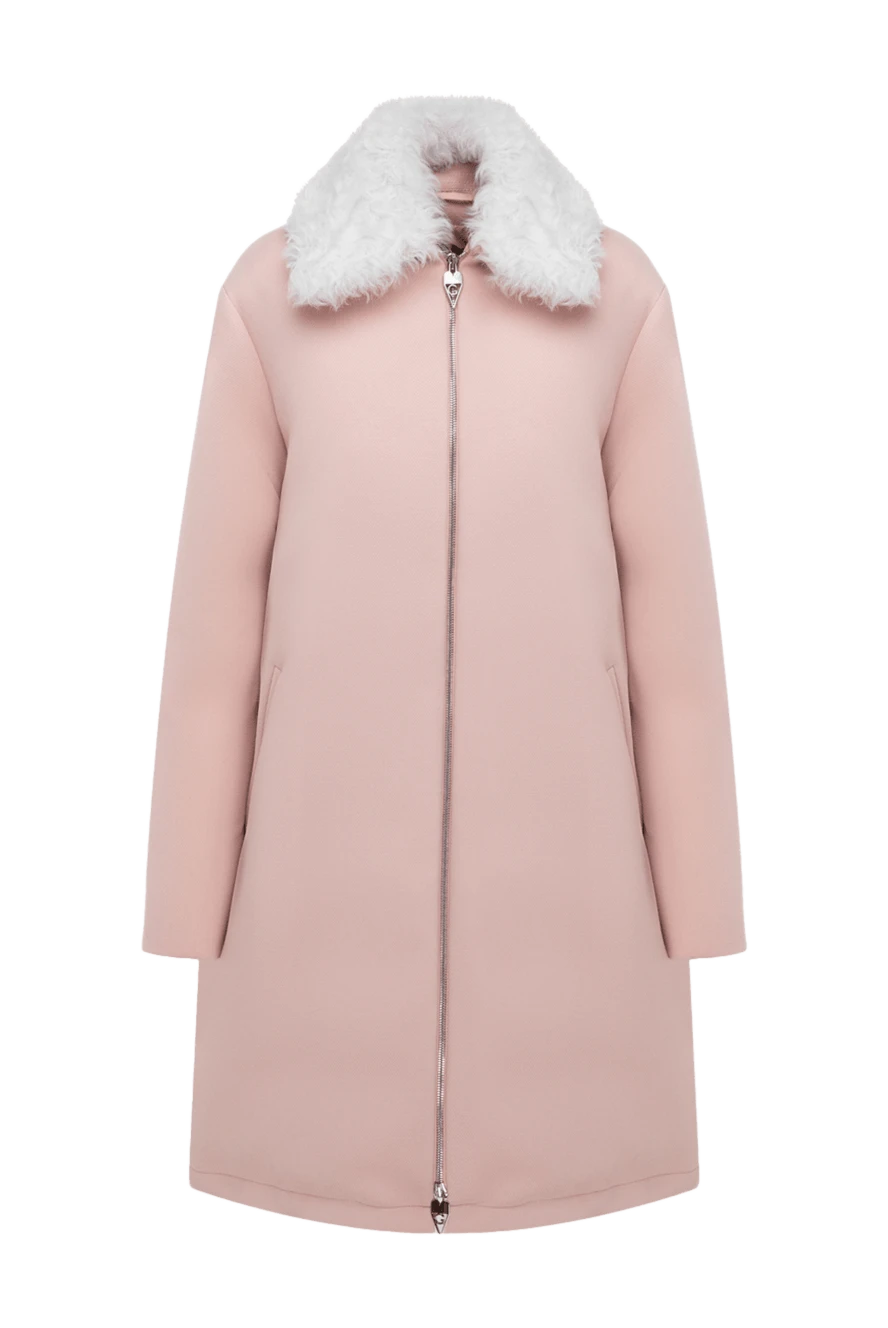 Giambattista Valli woman women's pink polyester down jacket купить с ценами и фото 142243 - photo 1