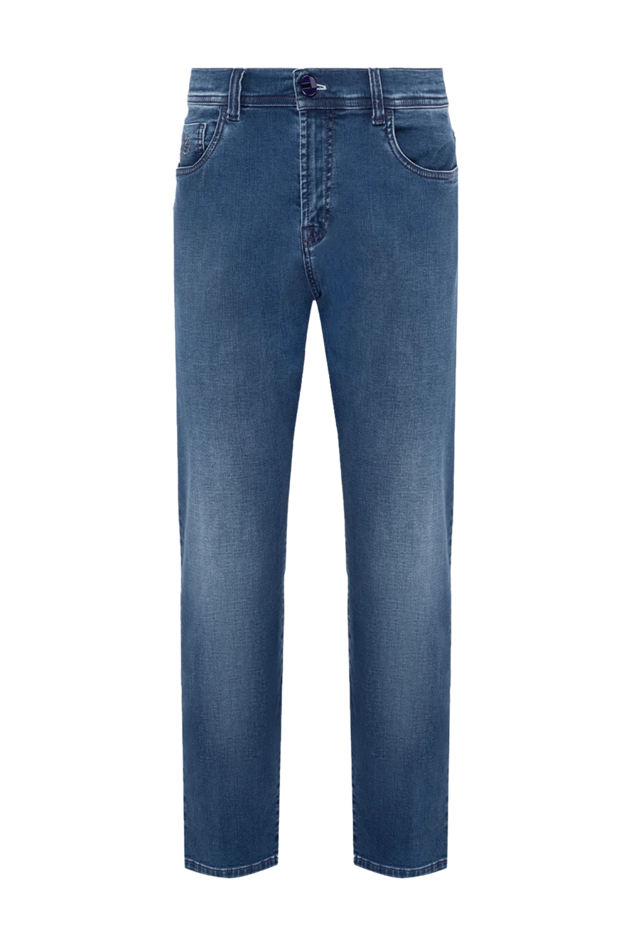 Scissor Scriptor man blue cotton jeans for men купить с ценами и фото 142264 - photo 1