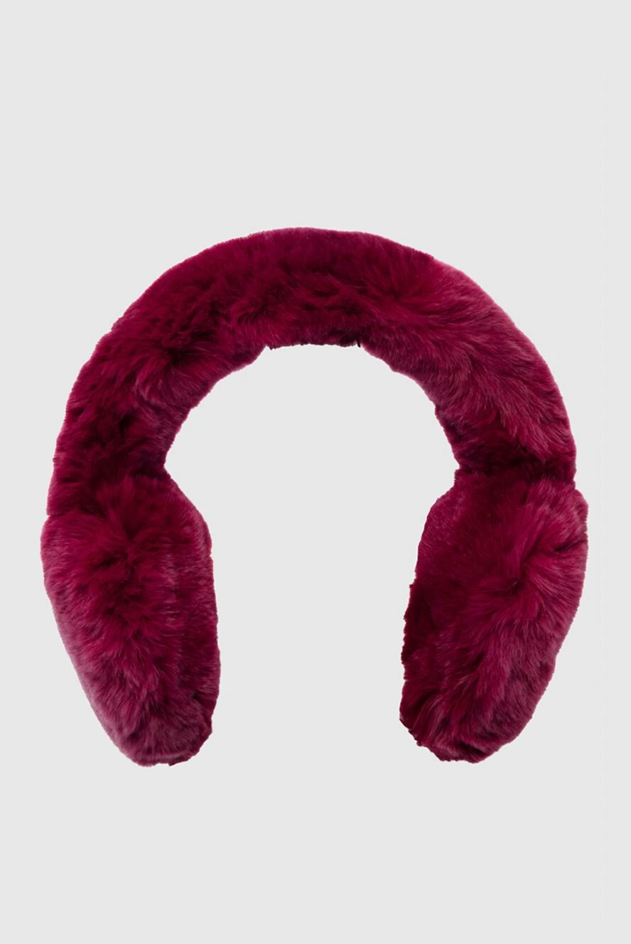 Intuition woman burgundy fur headphones for women купить с ценами и фото 142311 - photo 1