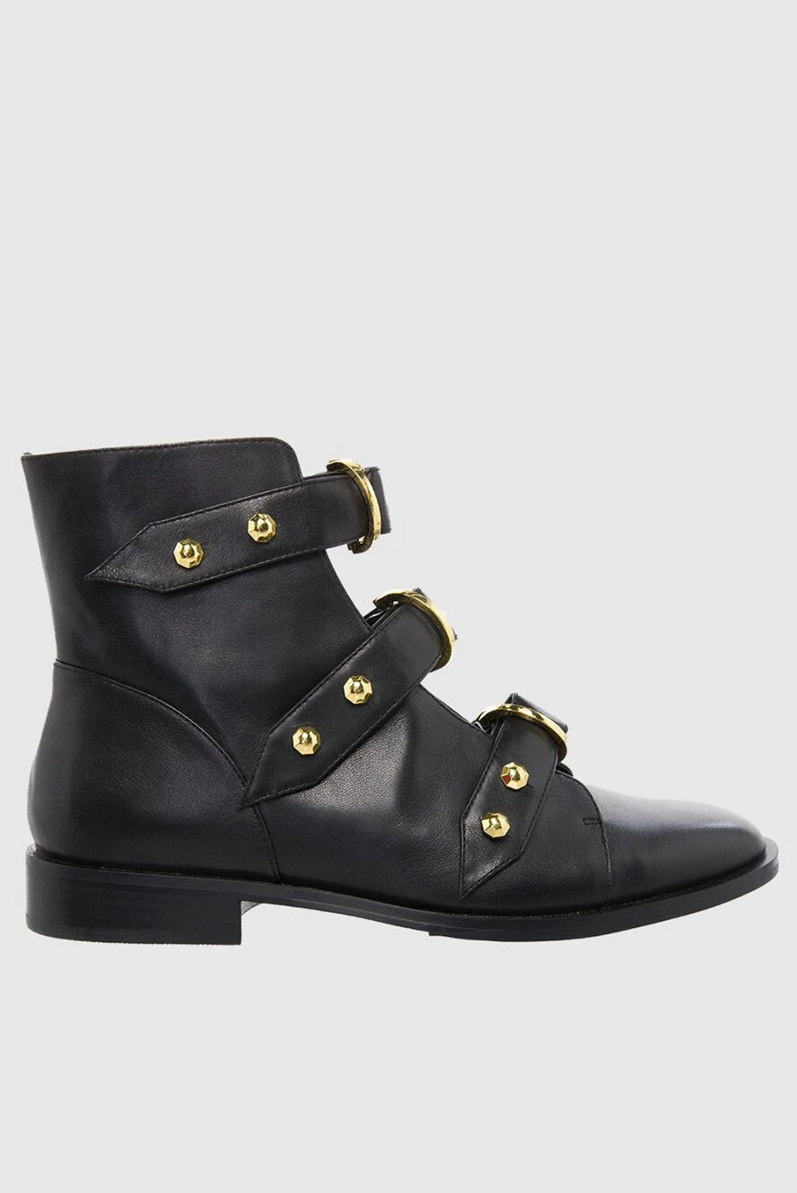 Kat Maconie woman black leather boots for women купить с ценами и фото 142326 - photo 1