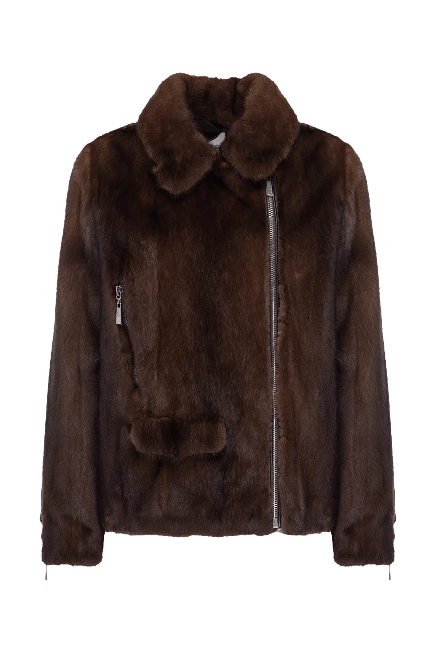 Max&Moi woman women's brown mink coat купить с ценами и фото 142373 - photo 1