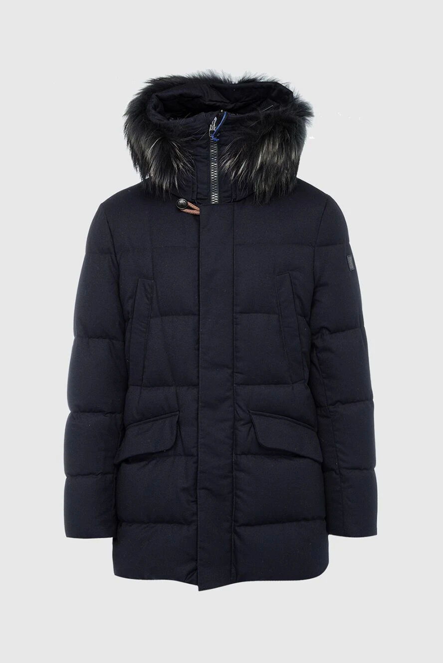 Montecore man down jacket men's wool blue купить с ценами и фото 142399 - photo 1