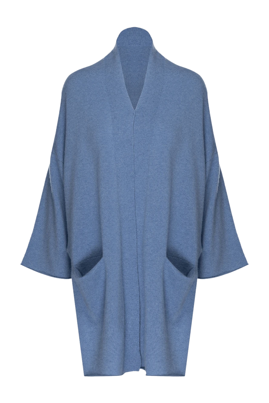 NotShy woman blue cashmere cardigan for women купить с ценами и фото 142432 - photo 1