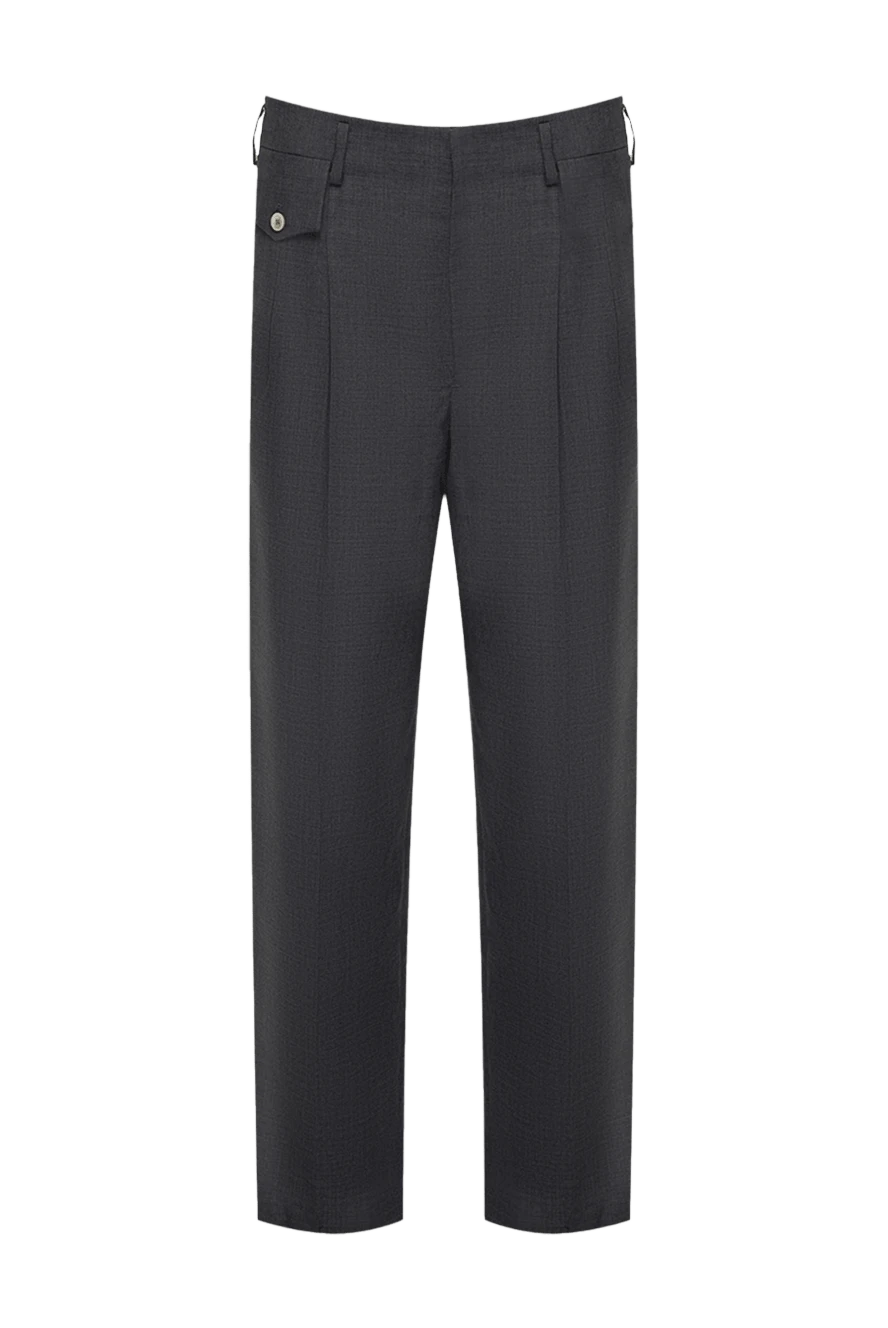 Golden Goose woman gray wool trousers for women купить с ценами и фото 142451 - photo 1