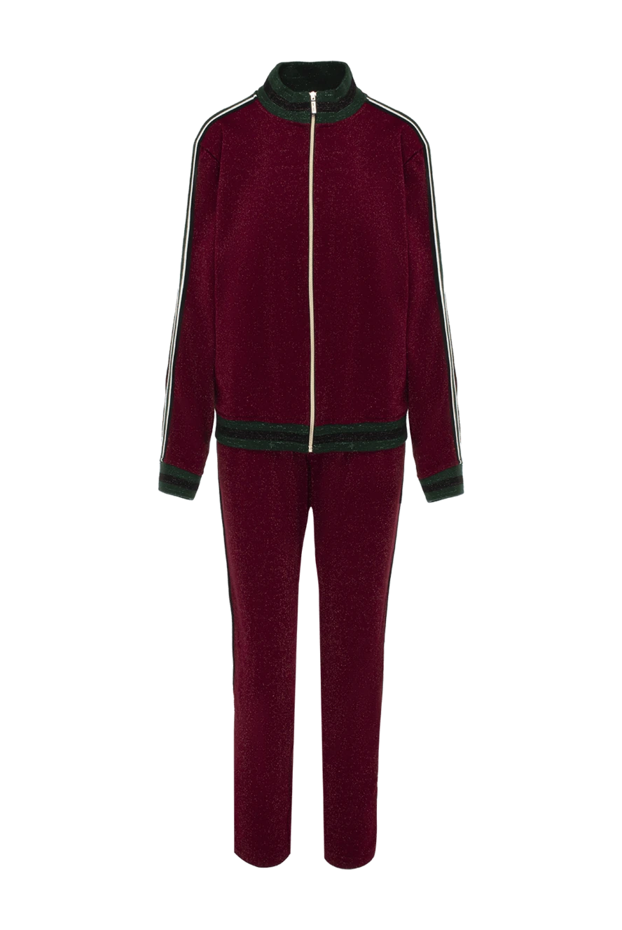 Roberto Cavalli woman women's burgundy walking suit купить с ценами и фото 142563 - photo 1