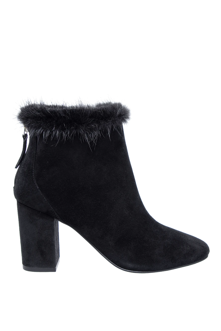 Max&Moi woman black suede and fur boots for women купить с ценами и фото 142680 - photo 1