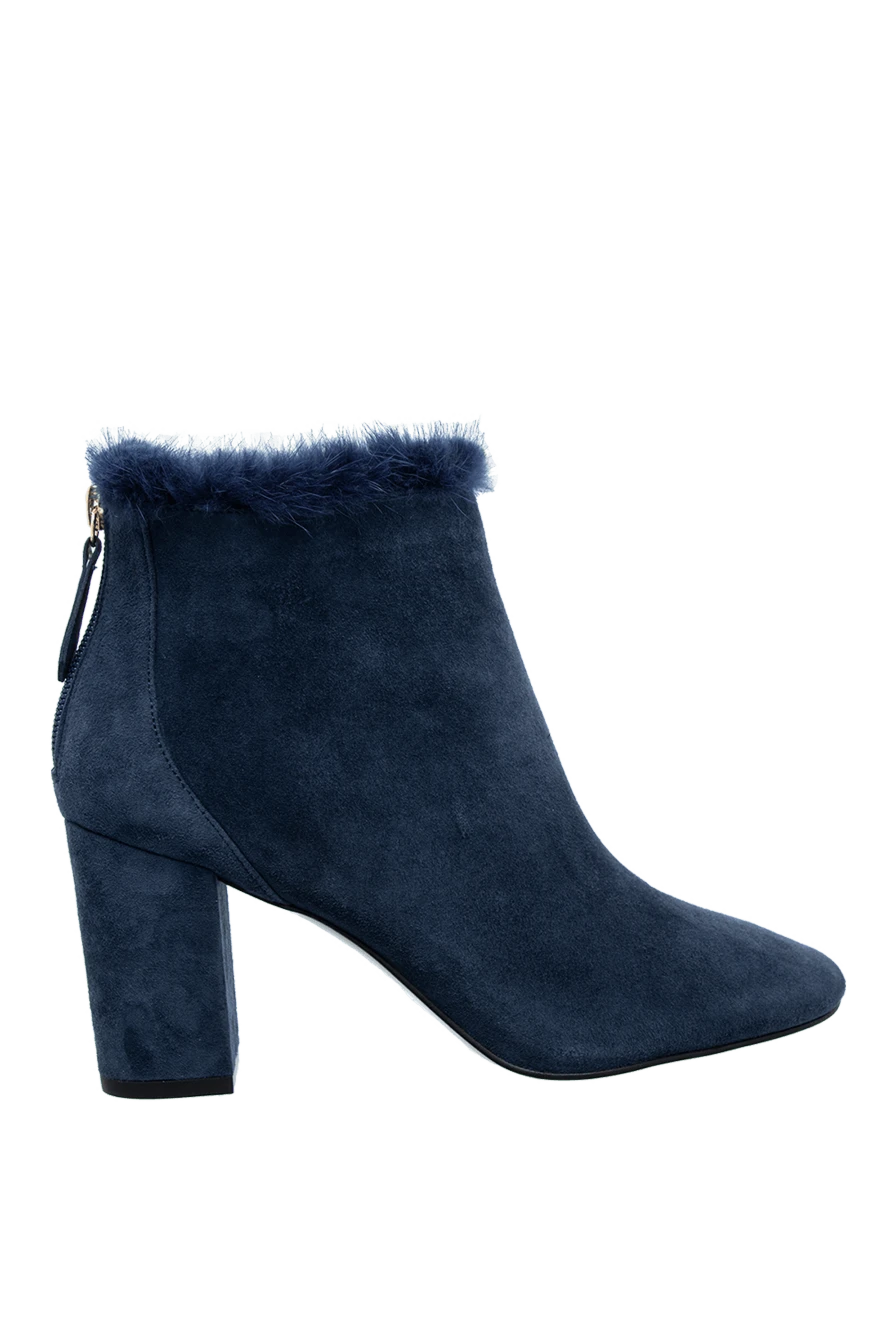 Max&Moi woman blue suede and fur boots for women купить с ценами и фото 142681 - photo 1