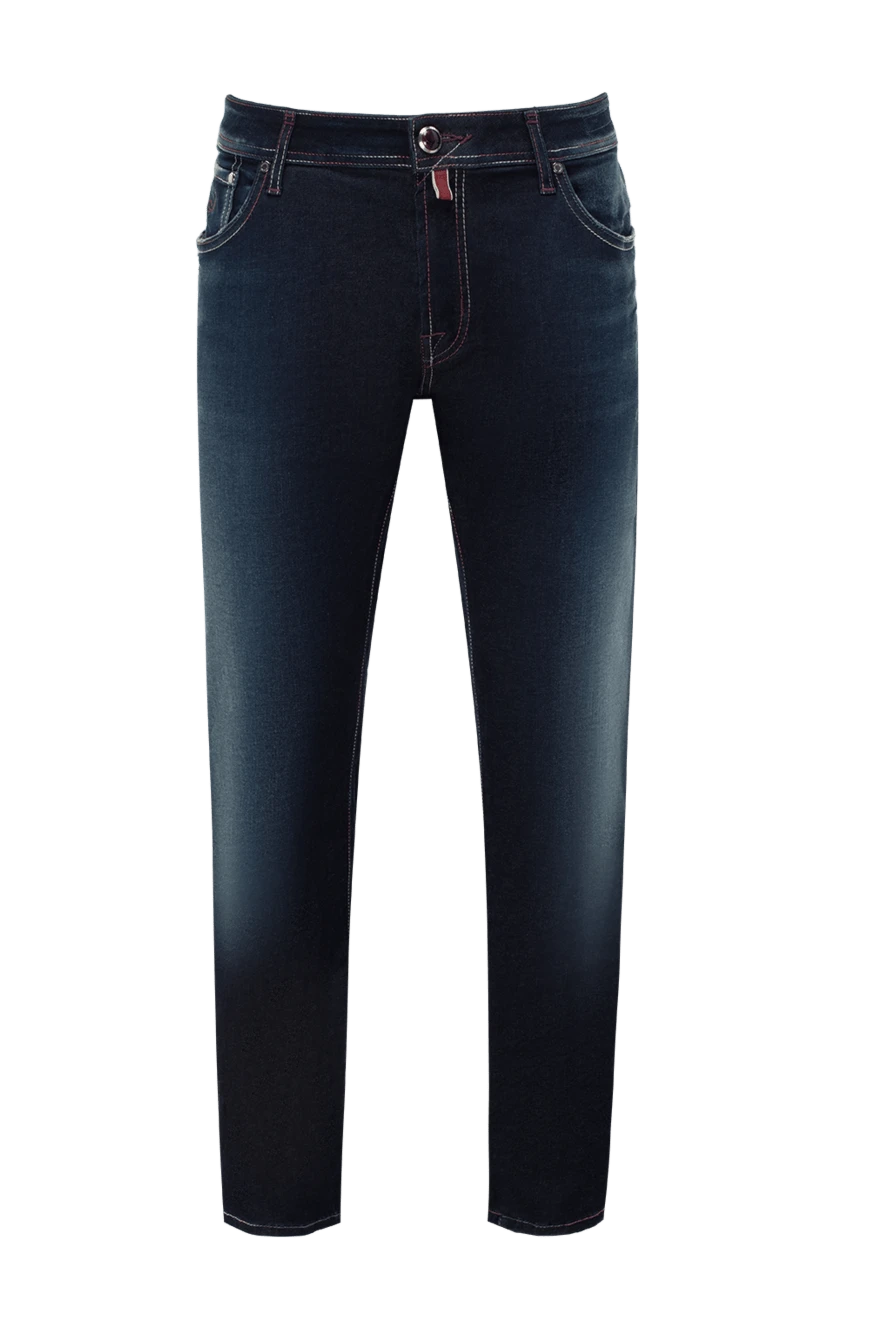 Jacob Cohen man cotton and elastane blue jeans for men купить с ценами и фото 142752 - photo 1