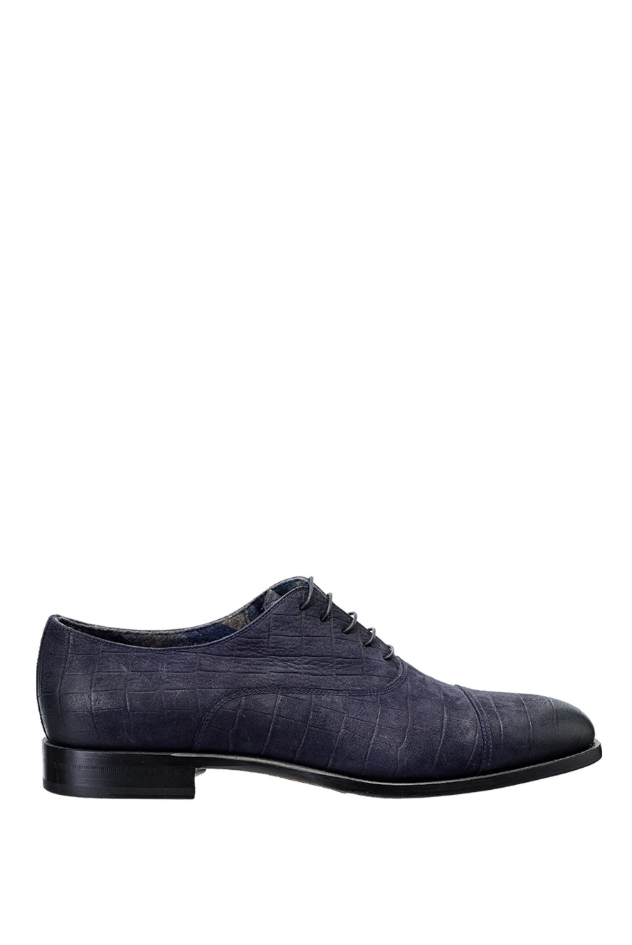 Doucal`s man blue leather men's shoes купить с ценами и фото 142800 - photo 1