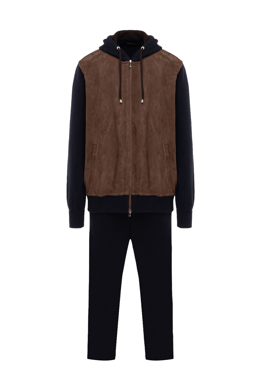 Monteverdi man men's sports jacket made of wool, viscose and cashmere, brown купить с ценами и фото 142809 - photo 1