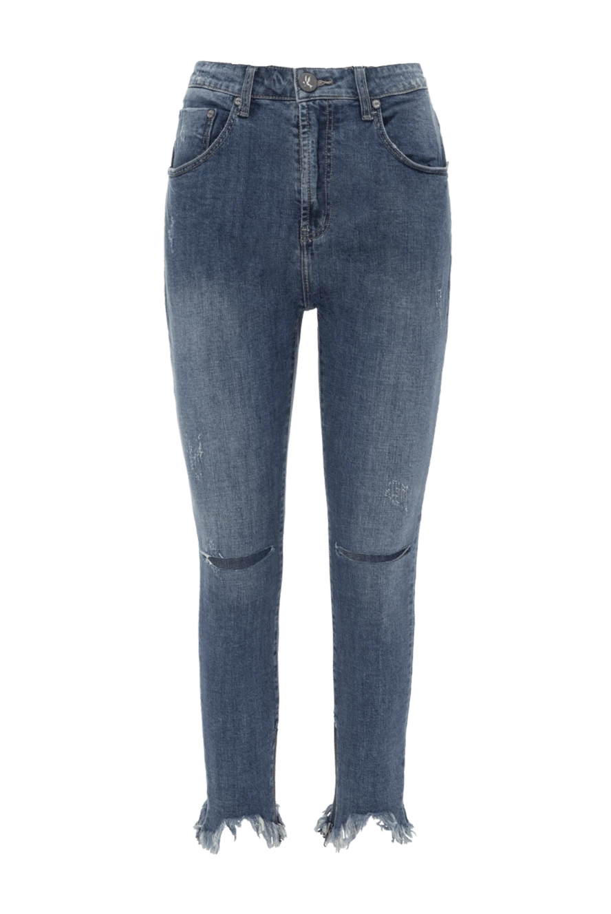 One Teaspoon woman blue cotton jeans for women купить с ценами и фото 142850 - photo 1