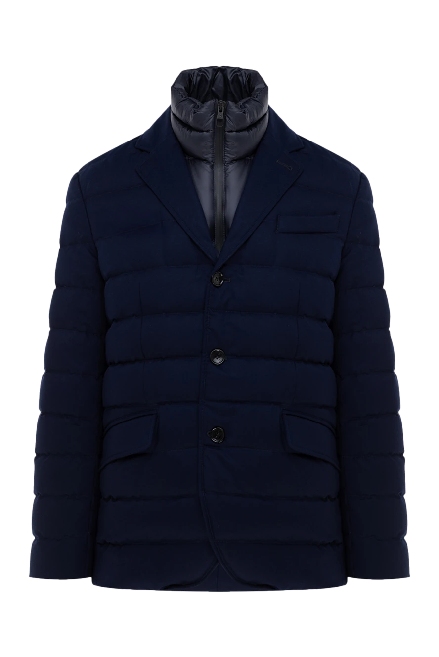 Montecore man down jacket men's wool blue купить с ценами и фото 142874 - photo 1