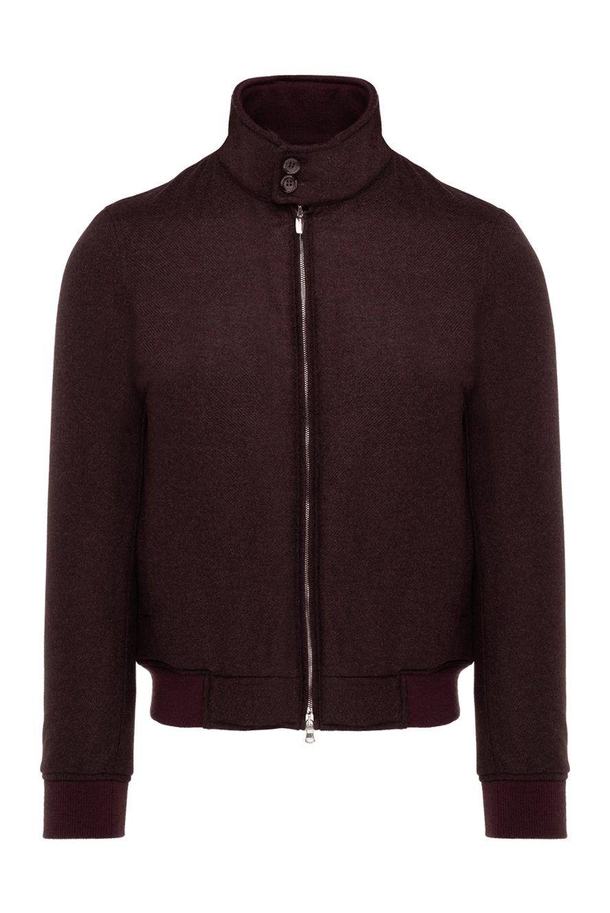 Monteverdi man wool and cashmere jacket burgundy for men купить с ценами и фото 142889 - photo 1