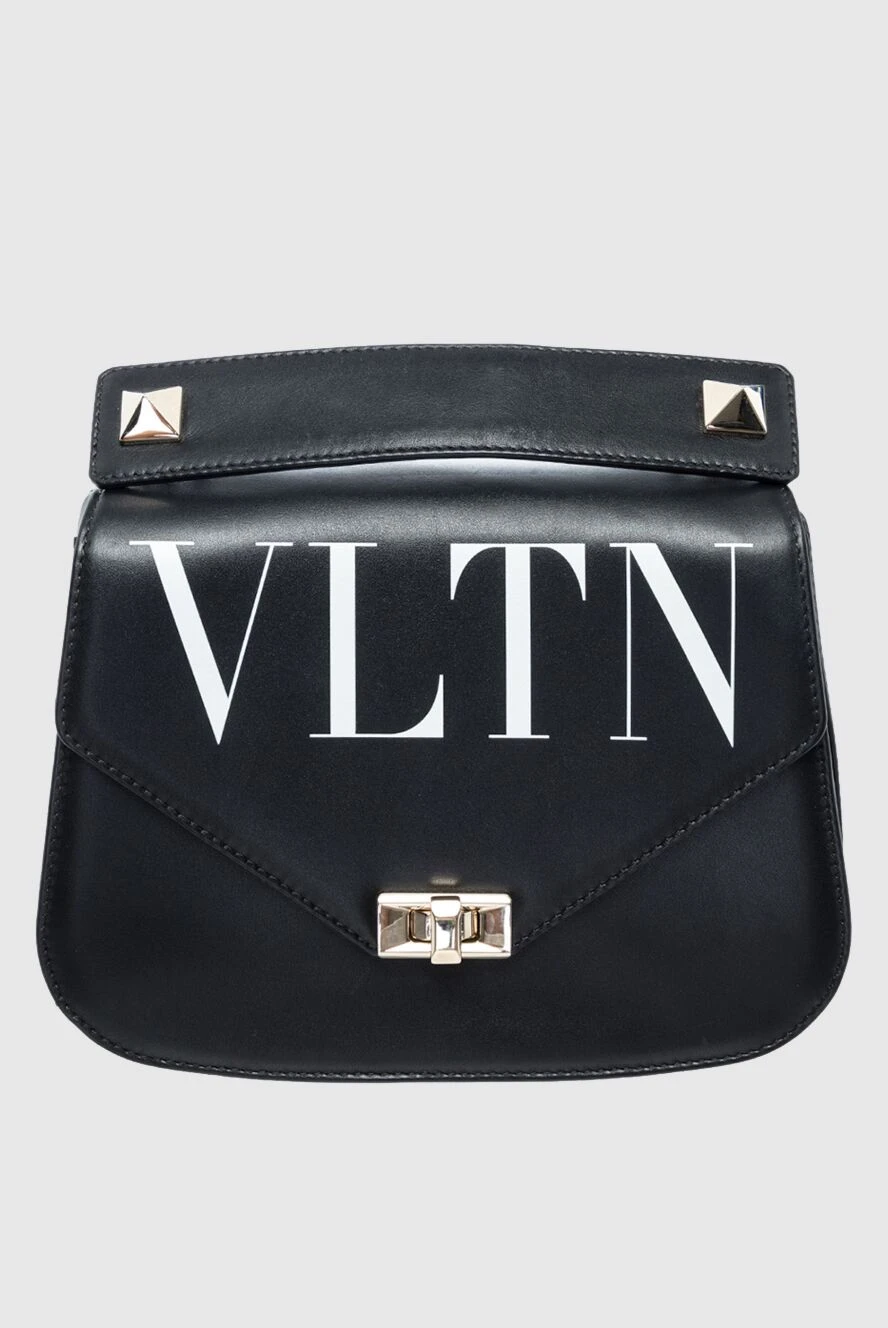 Valentino woman black leather bag for women купить с ценами и фото 142908 - photo 1