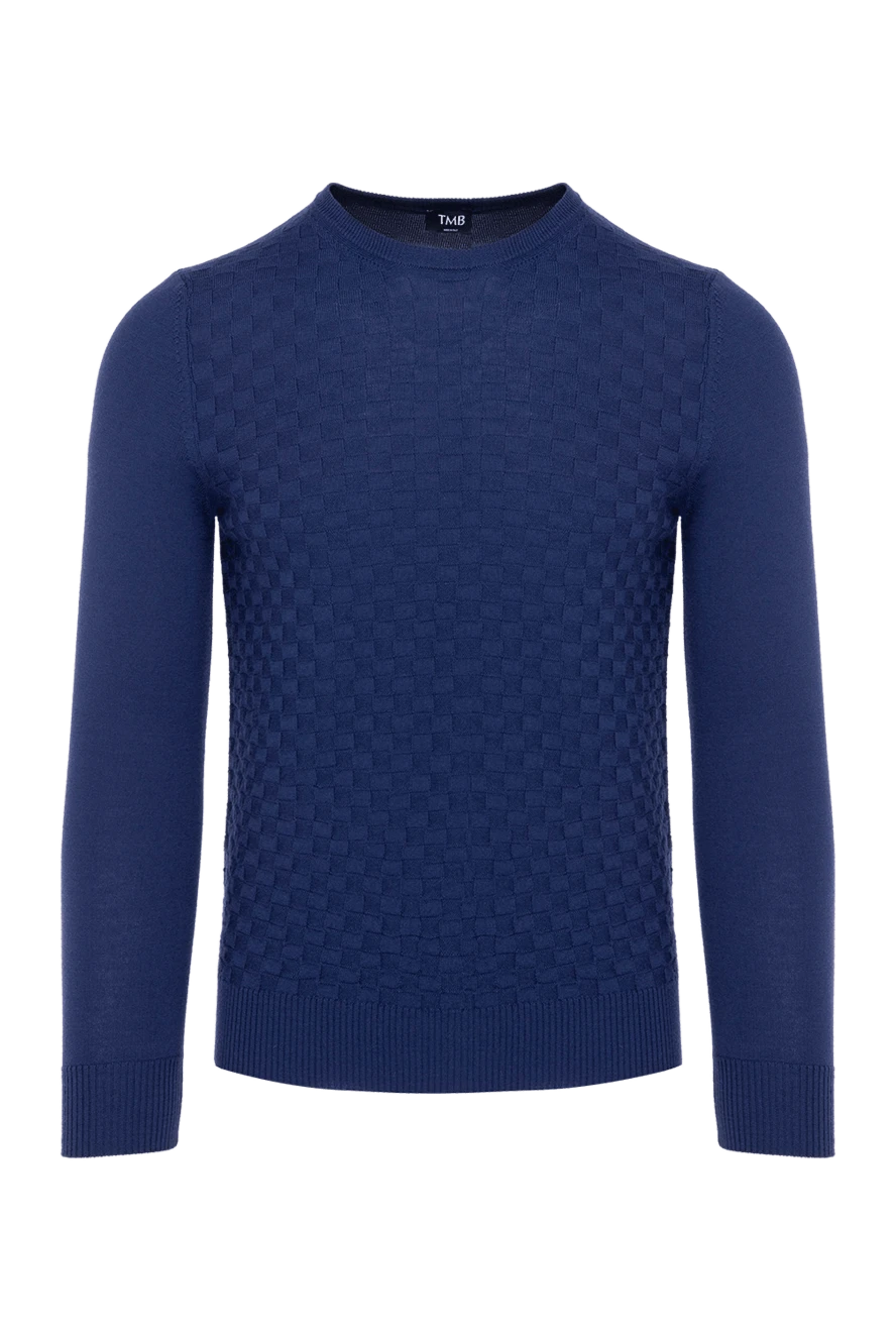 Tombolini man wool jumper blue for men купить с ценами и фото 142929 - photo 1