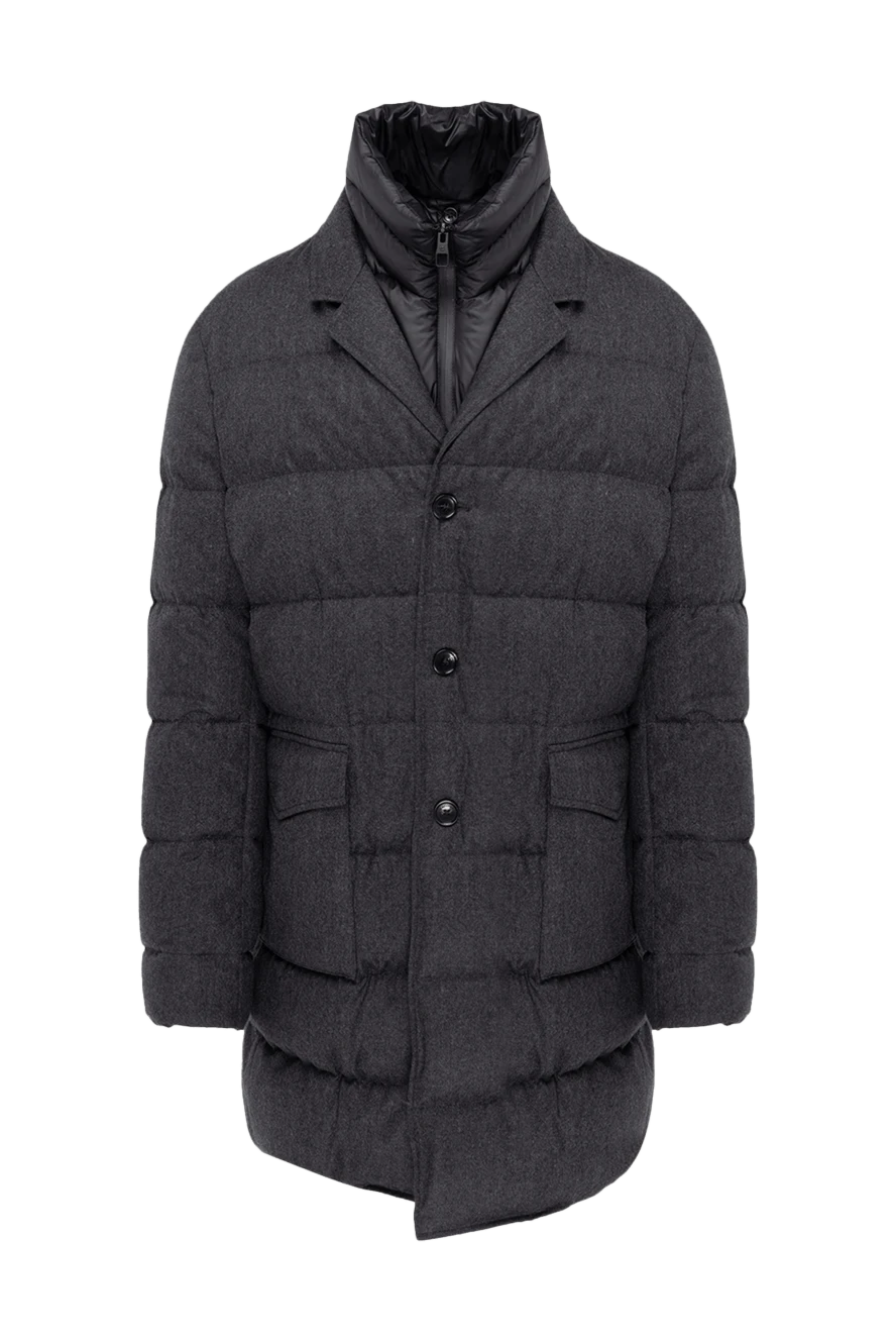 Montecore man down jacket men's gray wool купить с ценами и фото 142955 - photo 1