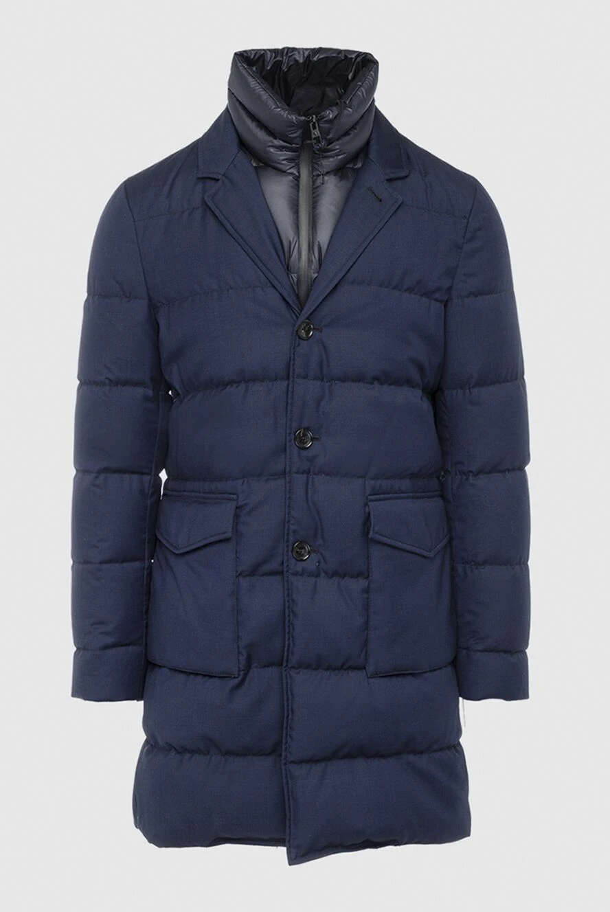 Montecore man down jacket men's wool blue купить с ценами и фото 142956 - photo 1