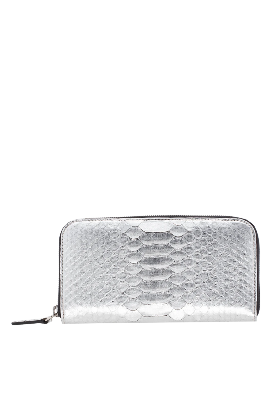 Cesare di Napoli woman gray leather wallet for women купить с ценами и фото 143092 - photo 1